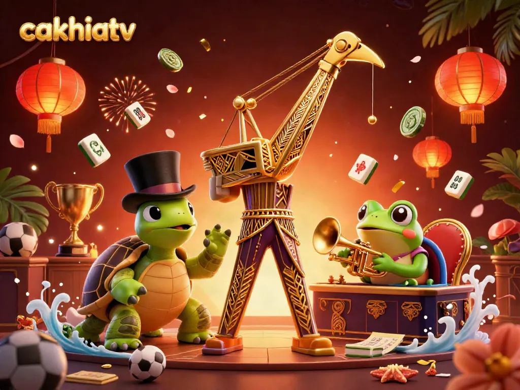 Experience thrilling sports betting action on cakhiatv with vibrant colors and dynamic elements.
