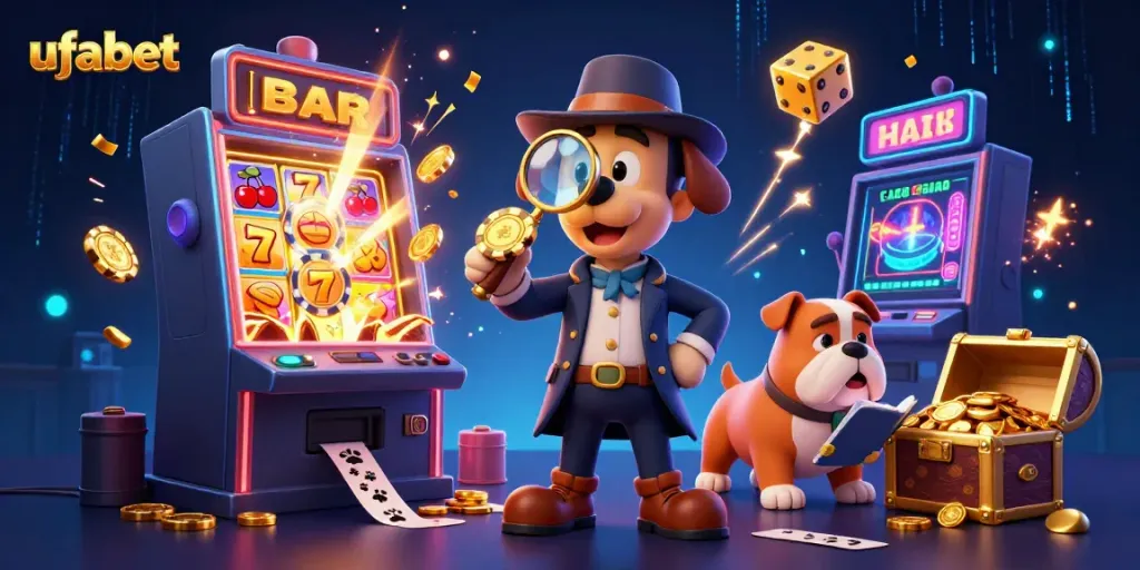 Engage with ufabet's exciting world through 3D characters exploring casino treasures and games