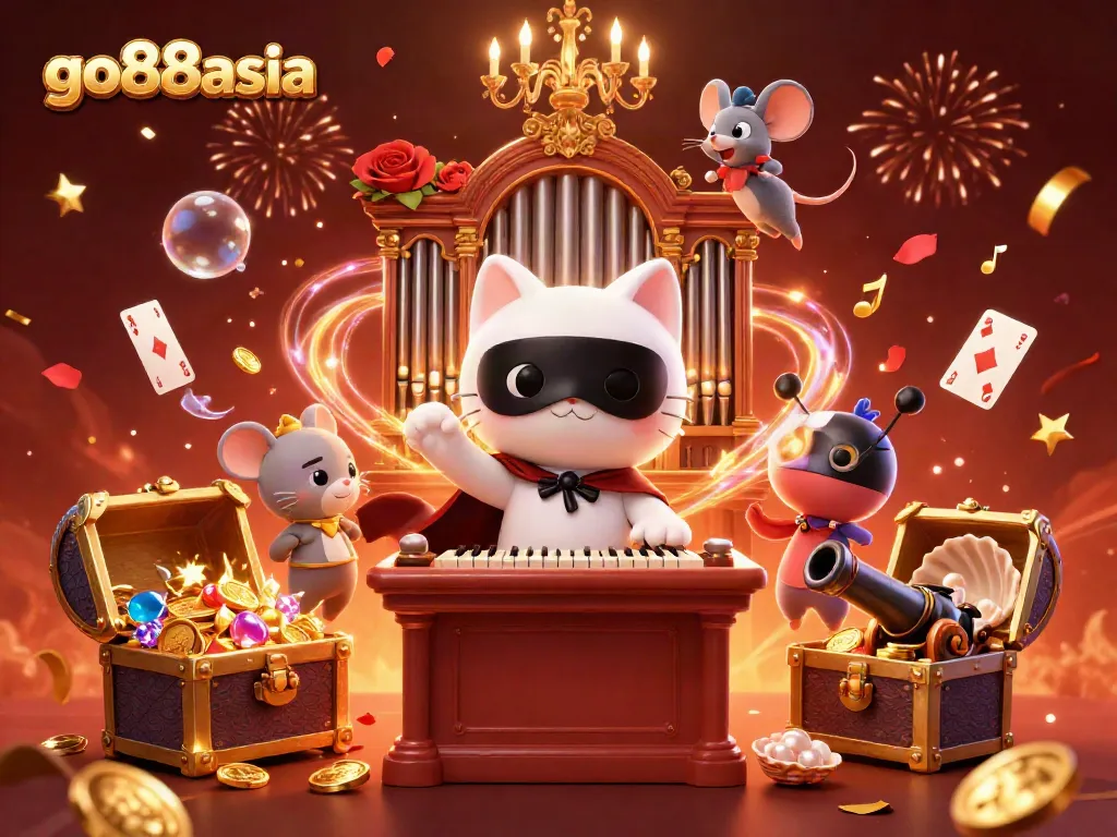 Experience thrilling wins at go88asia, where playing cards and golden treasures collide in a vibrant casino
