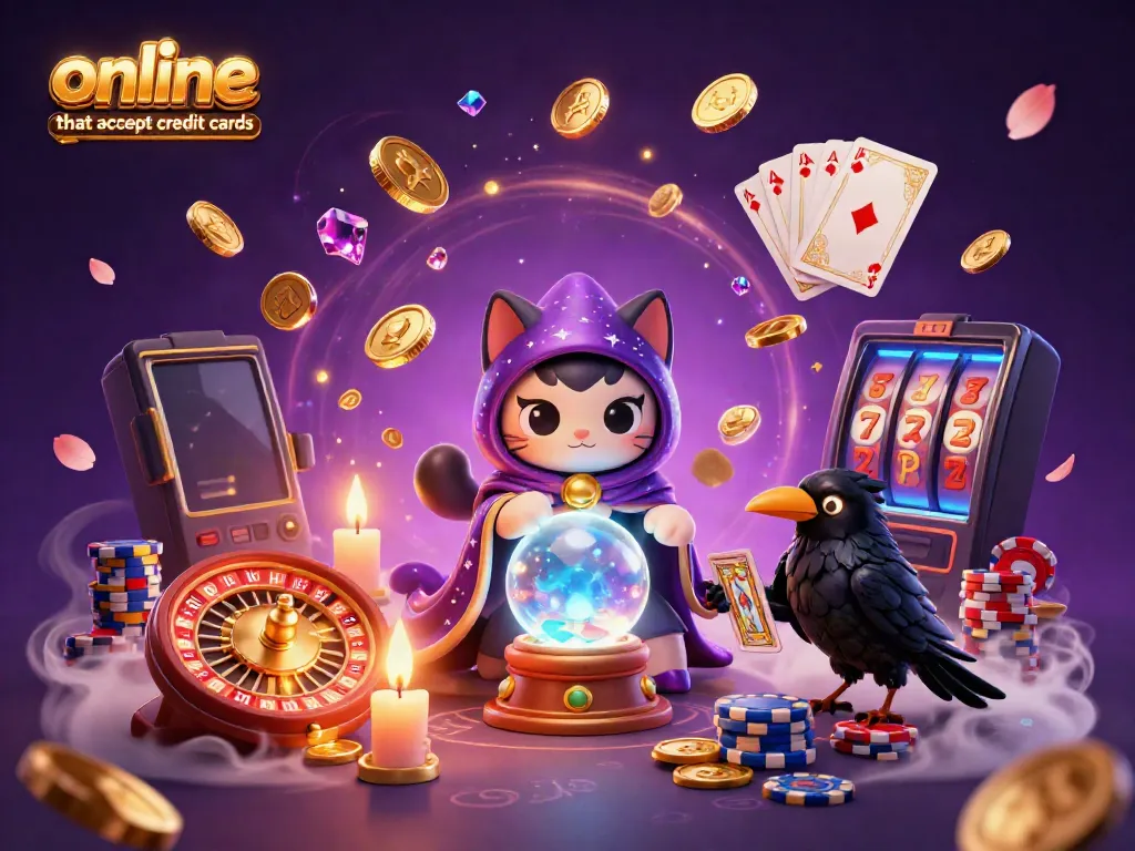 Experience vibrant gameplay at online casinos that accept credit cards with mystical characters and exciting game elements.