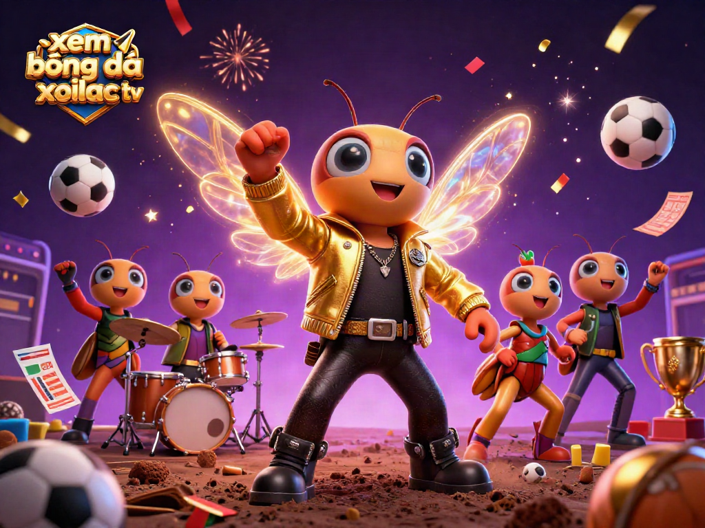 Engage in exciting plays with xem bóng đá xoilac tv amidst vibrant sports and festive elements.