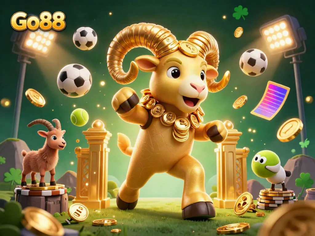 Engage with Go88 by immersing in the thrilling atmosphere of a dynamic casino scene showcasing energetic gaming elements.
