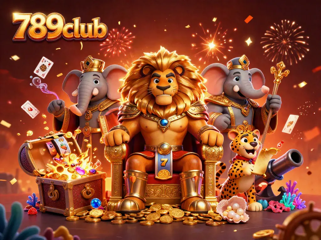 Experience epic wins at 789club with vibrant slots and dynamic characters, in a thrilling casino scene.