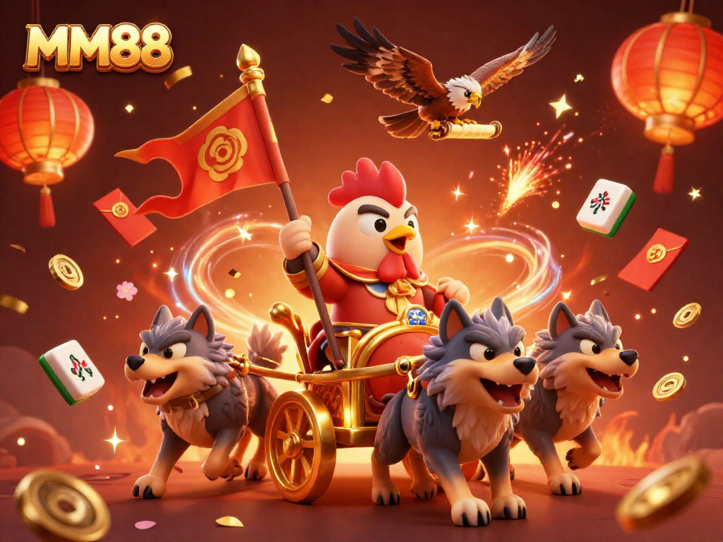 Experience thrilling gameplay at MM88 with vibrant and rich visual elements in this digital artwork.