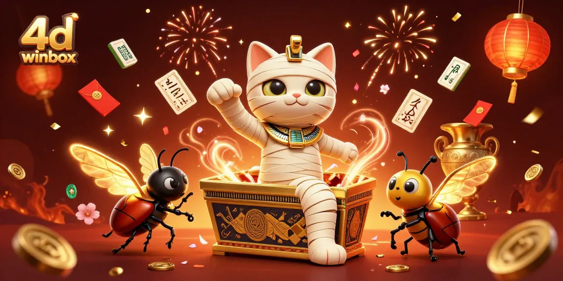 Engage with thrilling 4d winbox gameplay featuring animated mystical characters in a vibrant casino scene.