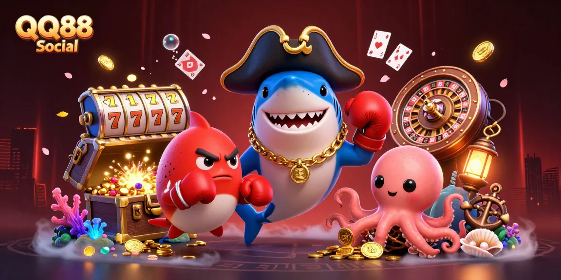 Engage in winning strategies with QQ88 Social while enjoying exciting online casino games and vibrant characters.