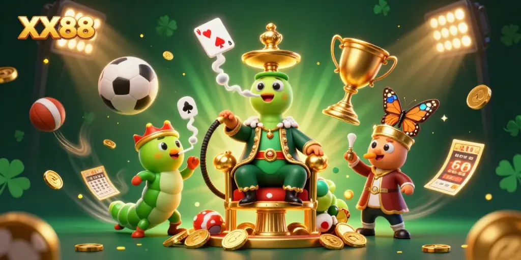 Experience thrilling gameplay strategies at XX88 with our vibrant casino illustration highlighting betting excitement.