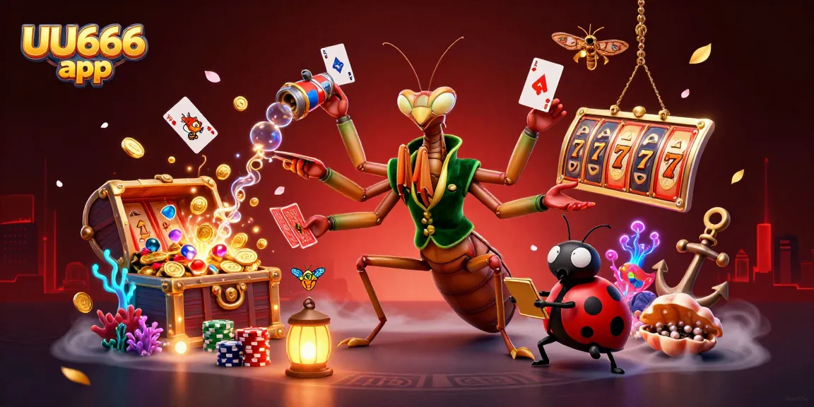 Experience the thrill of the UU666 app with vibrant casino action and colorful characters.