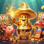 Experience the thrill of Sun win with a magical casino adventure featuring vibrant characters and dynamic elements.