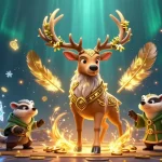 Experience thrilling games at hello 88 with a vibrant 3D casino illustration featuring mystical characters and dynamic betting elements.