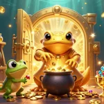 Experience Nhà cái TG88's engaging casino atmosphere with vibrant gold coins and dynamic gambling elements.