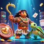 Engage with 8XBET's thrilling casino adventures, featuring dynamic characters amidst vibrant games and rewards.