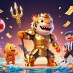 Experience nhận định kèo nhà cái through an exciting underwater betting scene featuring a shark and sports elements.