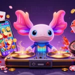 Experience dynamic gaming action with fb88 in this vibrant casino-themed digital illustration.