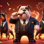 CakhiaTV showcases an engaging scene of cartoon characters betting on sports with vibrant elements, emphasizing high-quality viewing experiences.