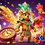 Engage with exciting gameplay and win at vua88, where vibrant casino elements come alive in a dynamic scene.