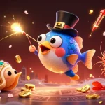 Engaging scene illustrating go88 tài xỉu with an anglerfish, pirate shrimp, and gemstone snail enriching the gaming experience.