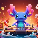 Experience dynamic gameplay with 86Bet in an underwater casino scene filled with spinning reels and vibrant characters.