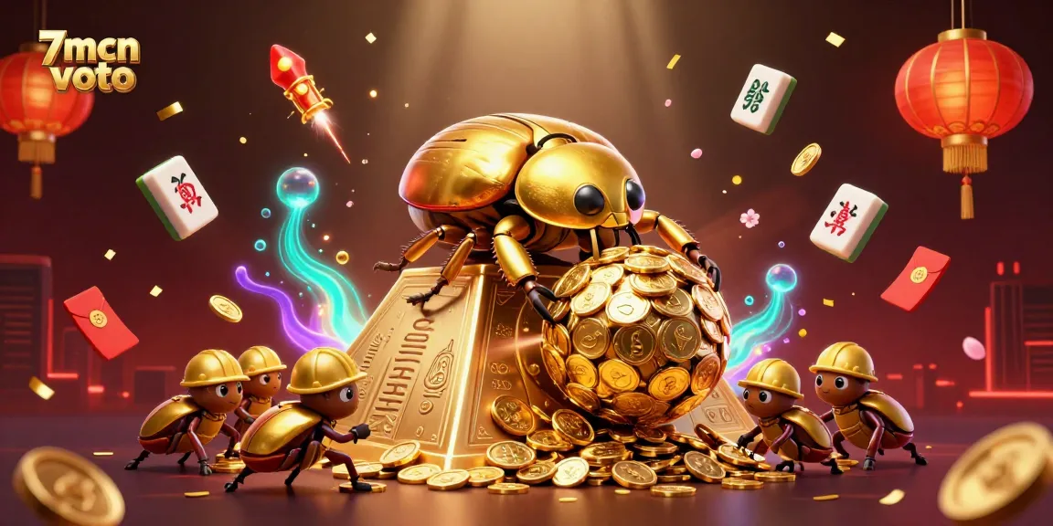 Experience the excitement of betting with 7mcn voto in this vibrant casino illustration.