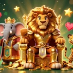 Experience thrilling 1gom gameplay with vibrant characters in a dynamic casino scene filled with energy.